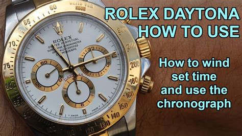 how to open a rolex daytona|rolex daytona watch manual.